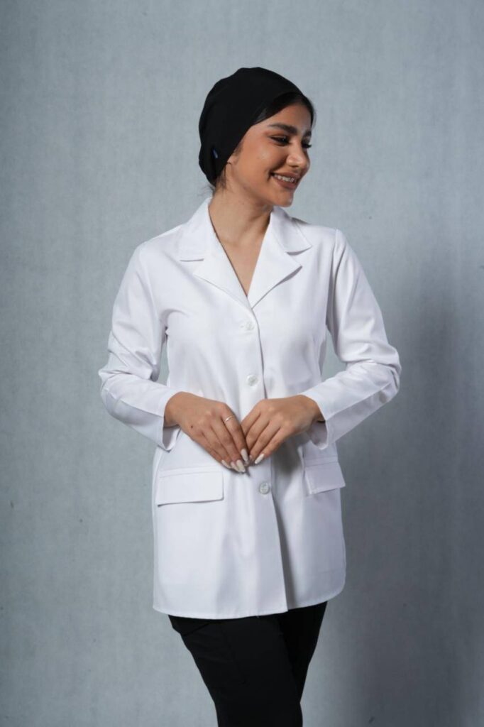 روپوش سفید زنانه پاکتی